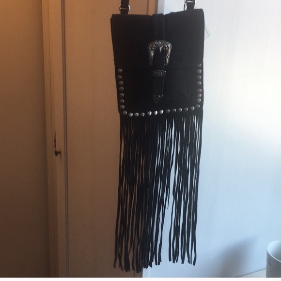 Zara Suede Bag with Fringes - Picture 5 of 7